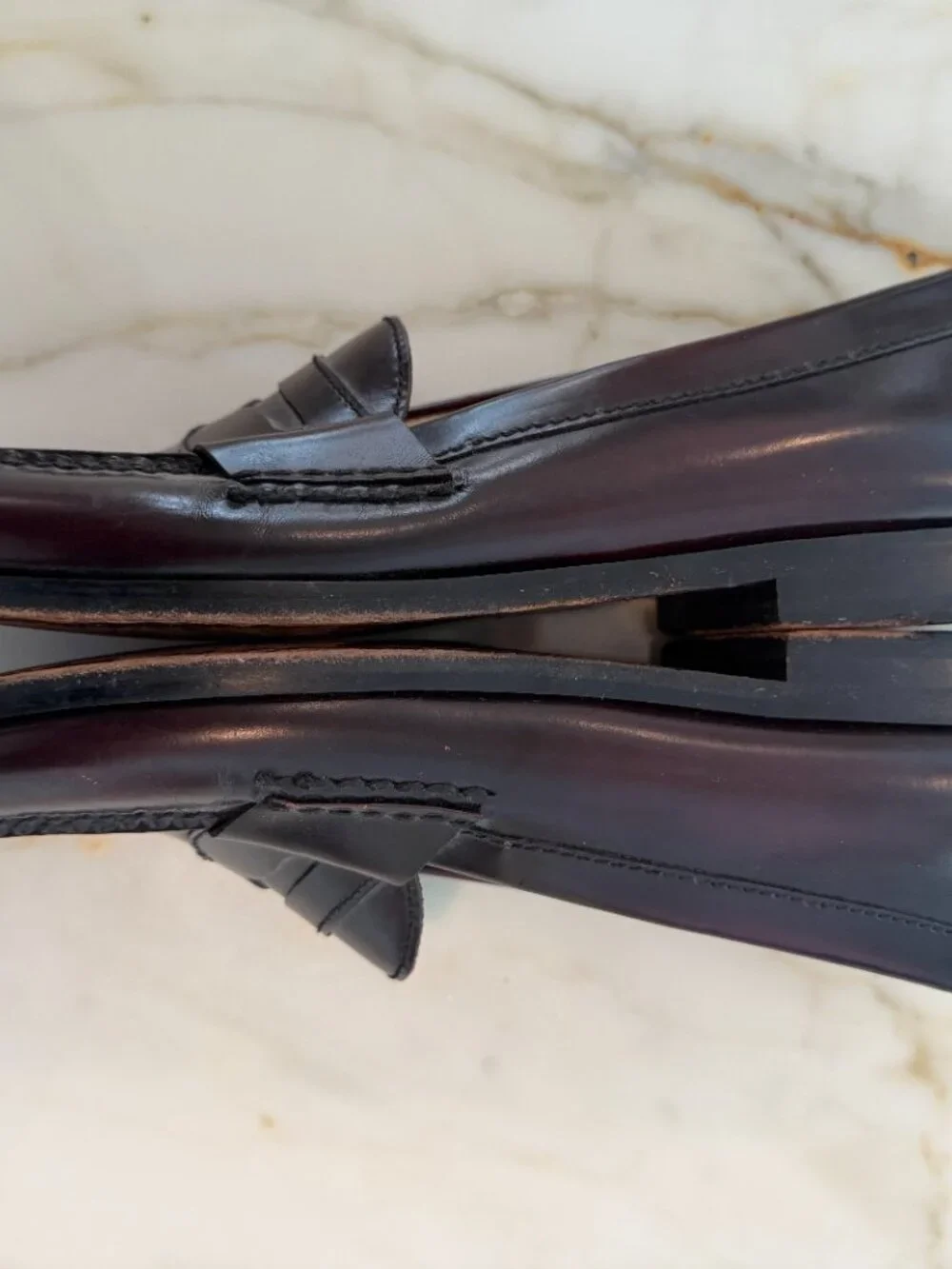 Cole Haan Pinch Penny Loafers | Burgundy Leather | Size 9 D